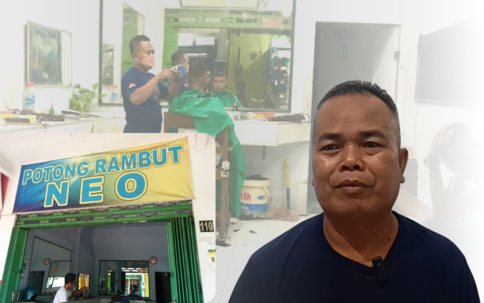 Hijau dan Emas Illustratif Hari Santri Nasional Outdoor Banner (200 x 80 cm) (100 x 62.5 cm)